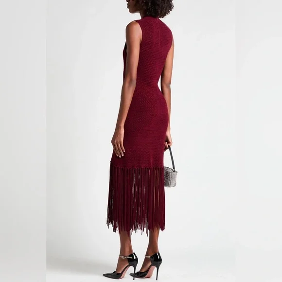 Sandro Carlita Velvet Knit Dress - Picture 2 of 5